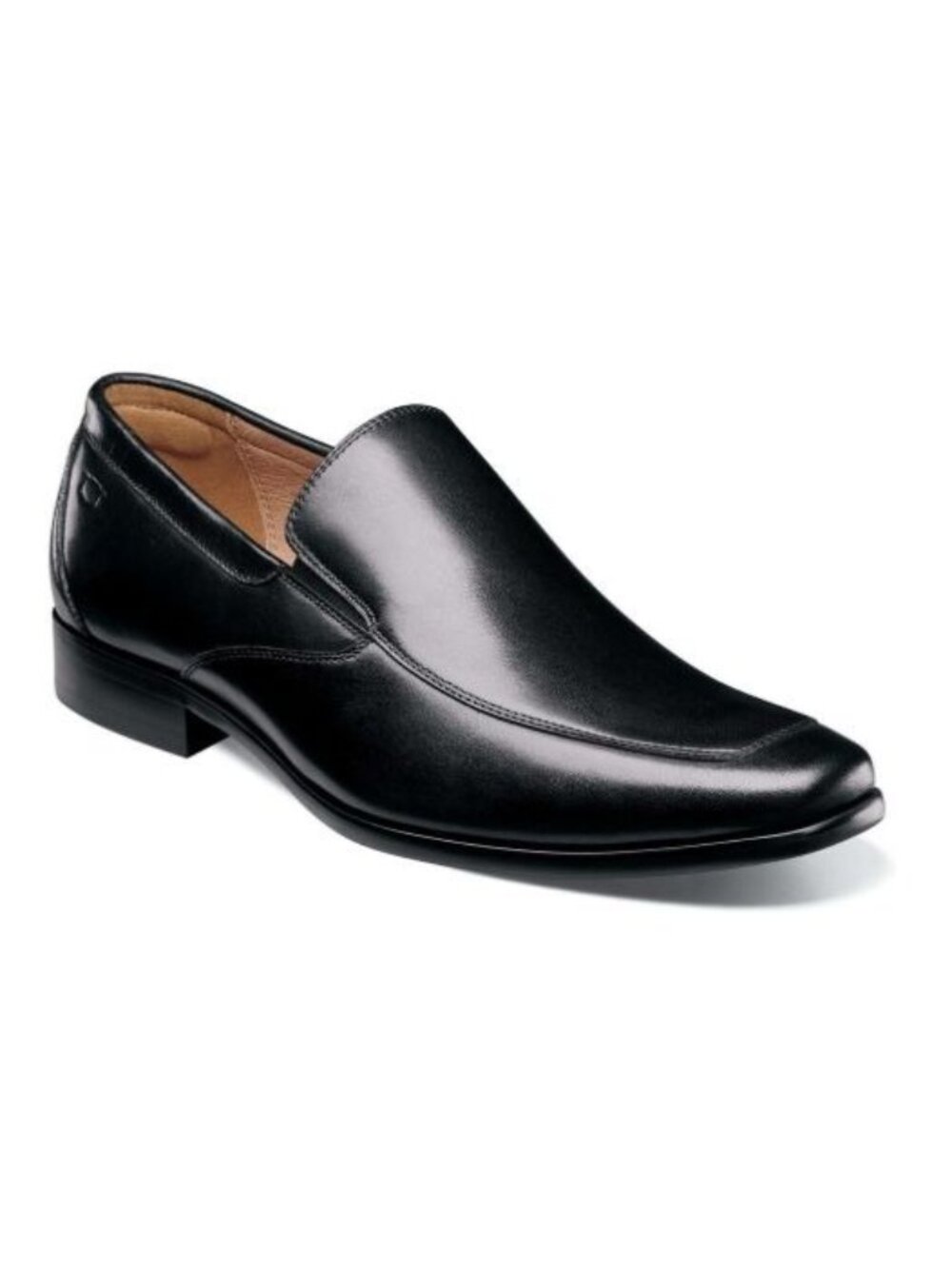 Florsheim Postino Venetian Mens 8 D Black Leather Slip On Dress Shoes NIB